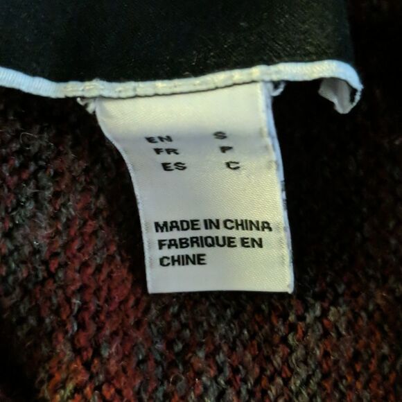 Another Story boho western watefall fringe cardigan Sz S - Picture 6 of 7